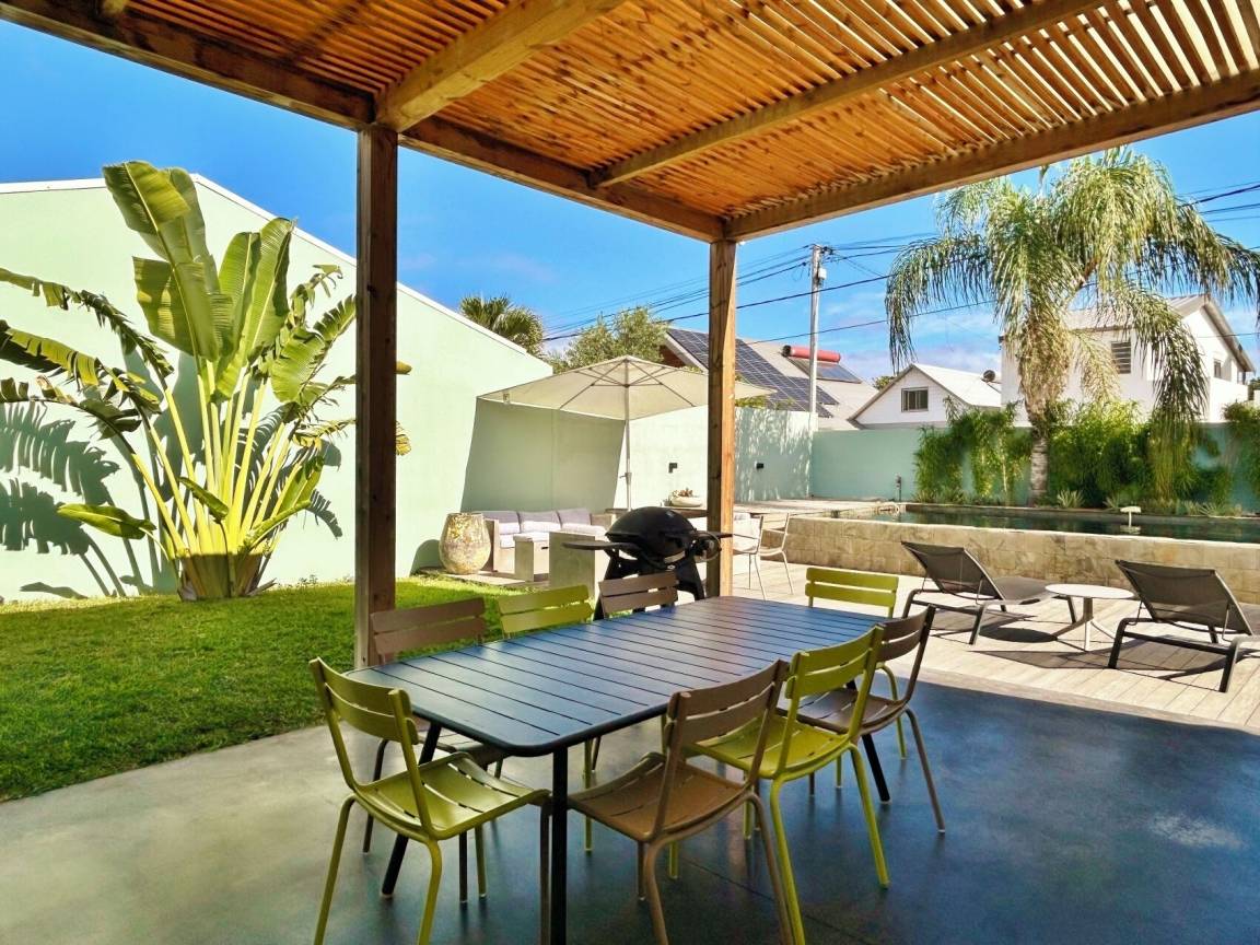 Terrasse couverte de la Villa Elwen